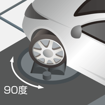 広域操舵角に対応