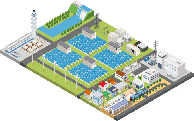 電気の安定供給と太陽光発電