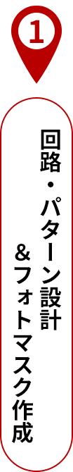 1 回路・パターン設計＆フォトマスク作成