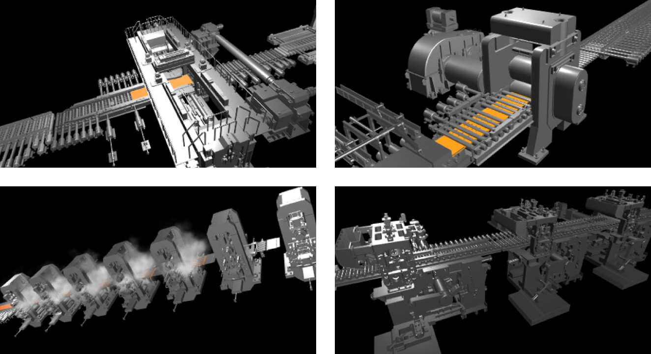 バーチャル圧延工場イメージ